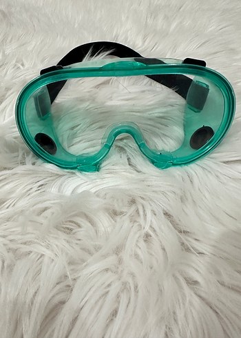 Turkuaz Transparan Yüzme ya da koruyucu Gözlük - Görsel 2