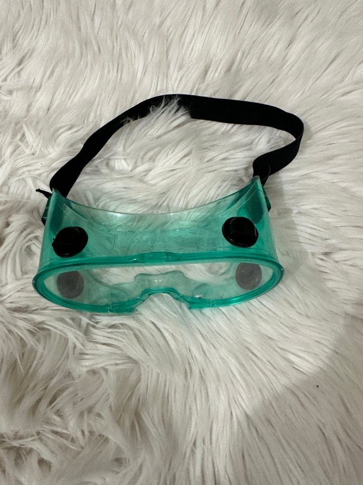 Turkuaz Transparan Yüzme ya da koruyucu Gözlük - Görsel 3