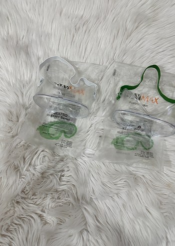 Şeffaf Beyaz Yüzücü veya koruyucu Gözlük 2 adet - Görsel 11