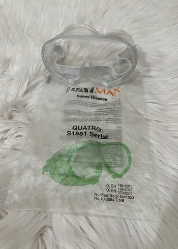 Şeffaf Beyaz Yüzücü veya koruyucu Gözlük 2 adet - Görsel 3