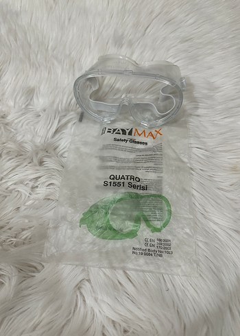 Şeffaf Beyaz Yüzücü veya koruyucu Gözlük 2 adet - Görsel 5