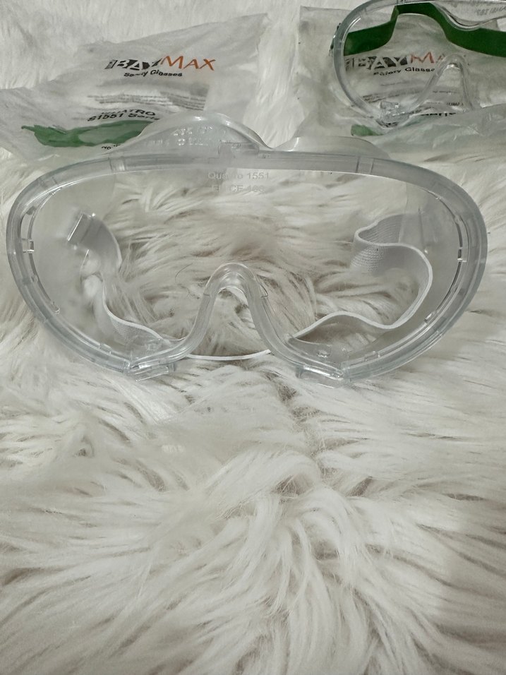 Şeffaf Beyaz Yüzücü veya koruyucu Gözlük 2 adet - Görsel 2