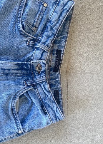Mavi Jeans Mavi Gri Midi Boy Bol Kesim Kadın Kot Pantolon