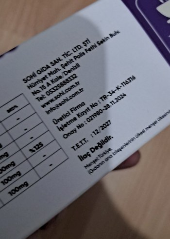 Beden SOHI Premium Kolajen Toz Poşetleri