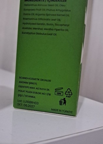 LUISBIEN Biberiye Özlü Saç Uzatma Yağı 30 ml - Görsel 2