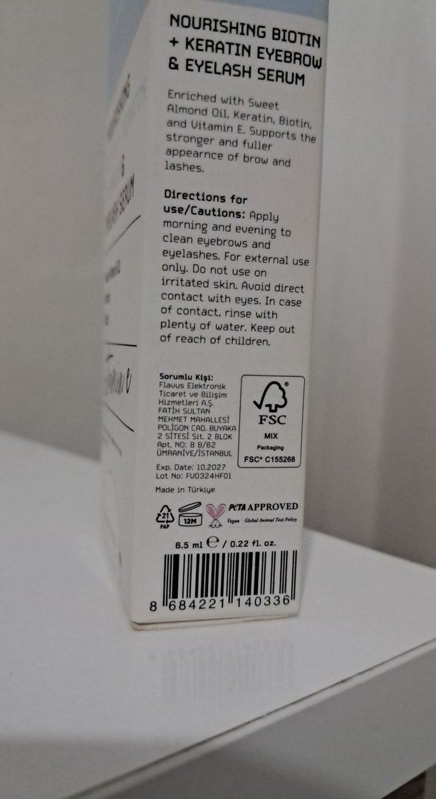 Skin401 Kaş kirpik serumu - Görsel 2