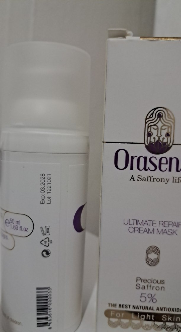 Orasense Safran Özlü Onarıcı Krem Maskesi 5% - Görsel 2