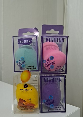 Renkli Makyaj Süngerleri Modabeauty ve Rose - Görsel 2