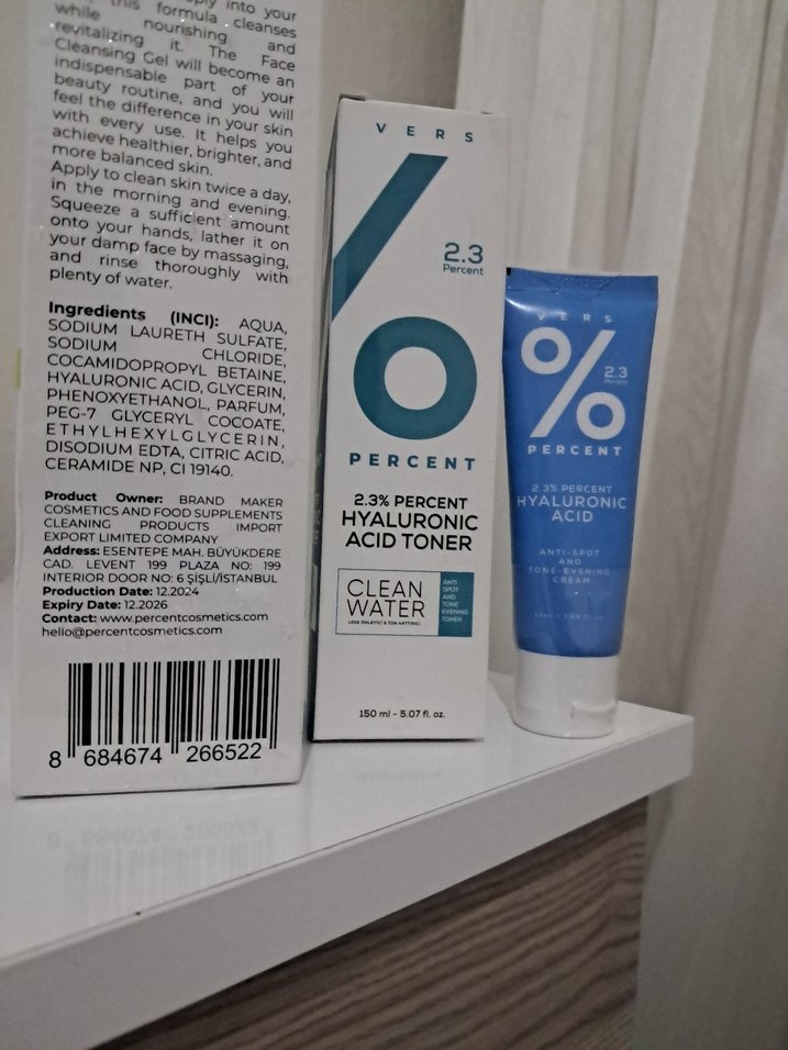 %2.3 Hyaluronik Asitli Leke Karşıtı Yüz Bakım Seti - Görsel 3