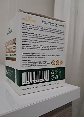 Biozomal Keten Tohumu Yüz Maskesi 100 ml - Görsel 3