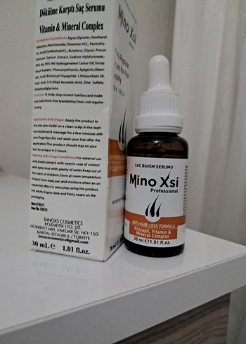 MinoXsi Saç Bakım Serumu 30ML - Görsel 3