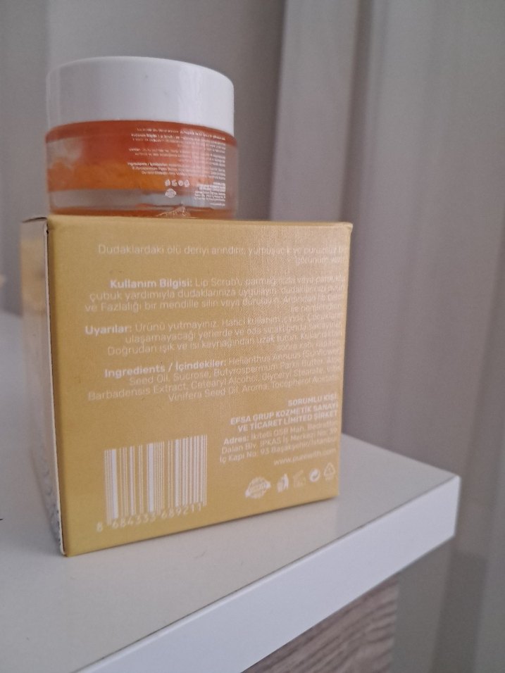 Pure With Ananas Aromalı Dudak Peelingi - Görsel 2