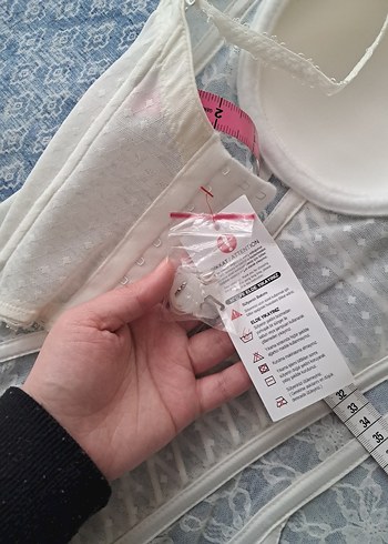 Je Jardin Beyaz Vintage Bohem Midi Büstiyer - Görsel 10