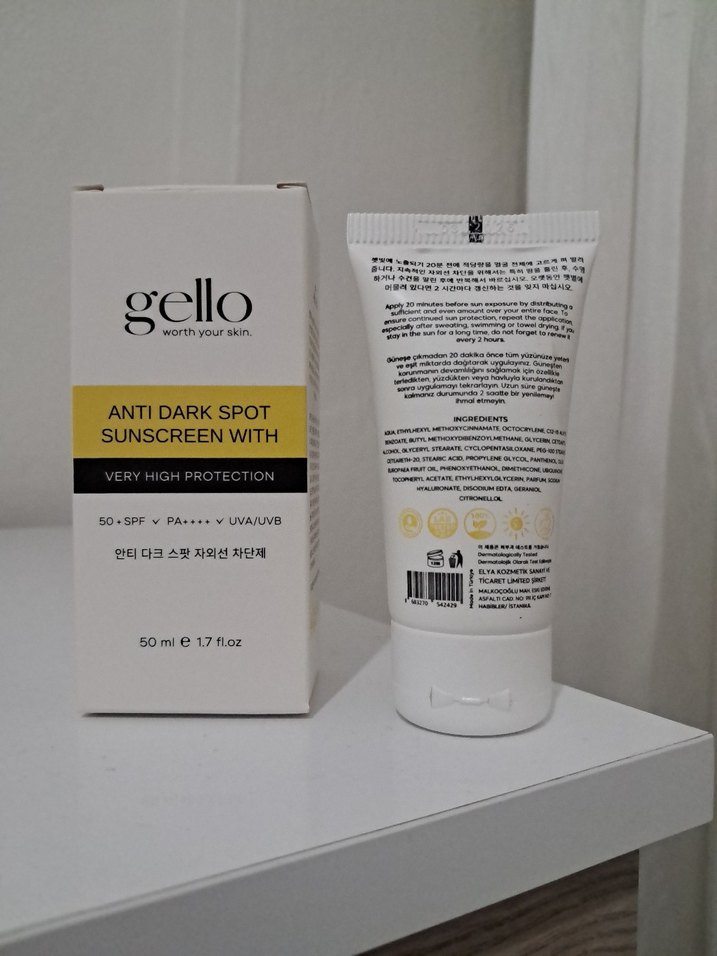 Gello Anti Dark Spot Güneş Kremi SPF 50 - Görsel 2