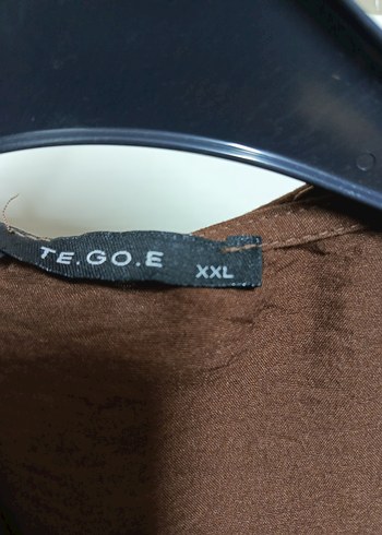 Düğmeli Kahverengi Keten Kadın Gömlek - Görsel 4