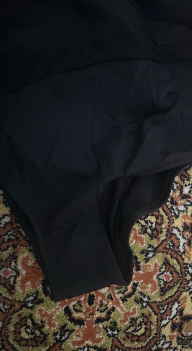 Yılan Desenli Siyah Uzun Mayo - Görsel 4