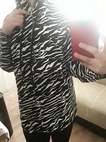 Zebra desen tunik