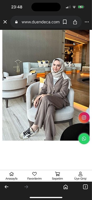 Kalın kumaş oysho takım muadıl