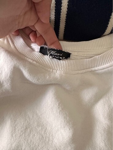 m Beden Mavı marka oversize sweet