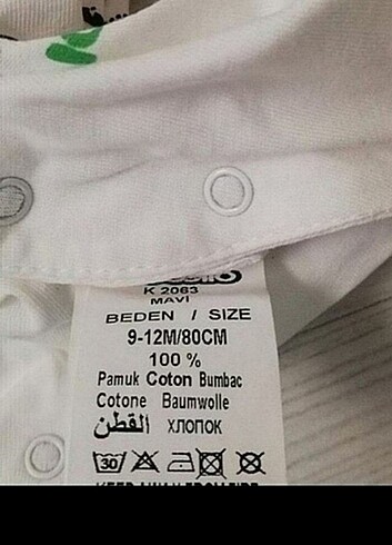 1 Yaş Beden beyaz Renk sifir urun 1 yas bebek sortlu tulum