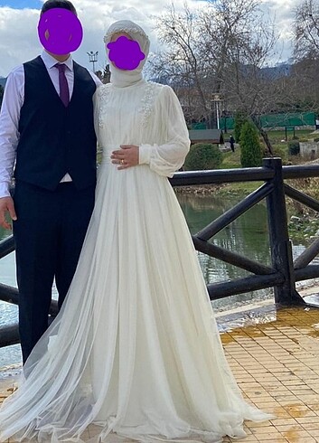 Nikah elbisesi tesettür