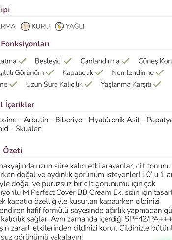 MISSHA Perfect Cover BB Krem No.21 - Görsel 2