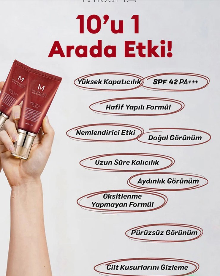 MISSHA Perfect Cover BB Krem No.21 - Görsel 3