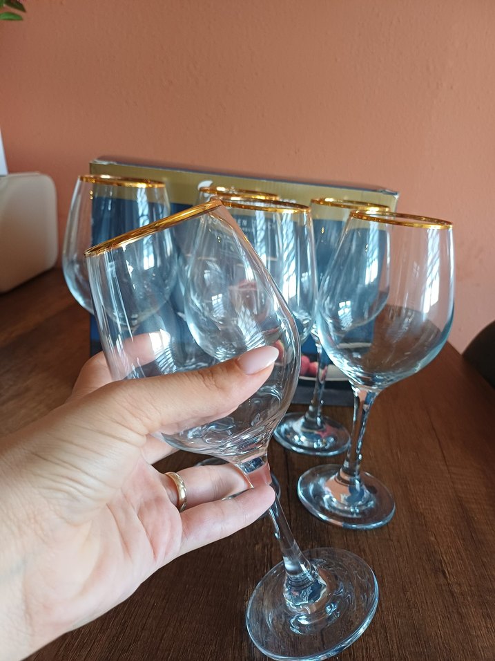 Altın Kenarlı Kadeh Seti 6'lı - Görsel 2