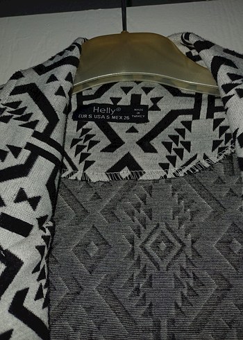 Bohem Desenli Uzun Kadın Hırka - Görsel 3