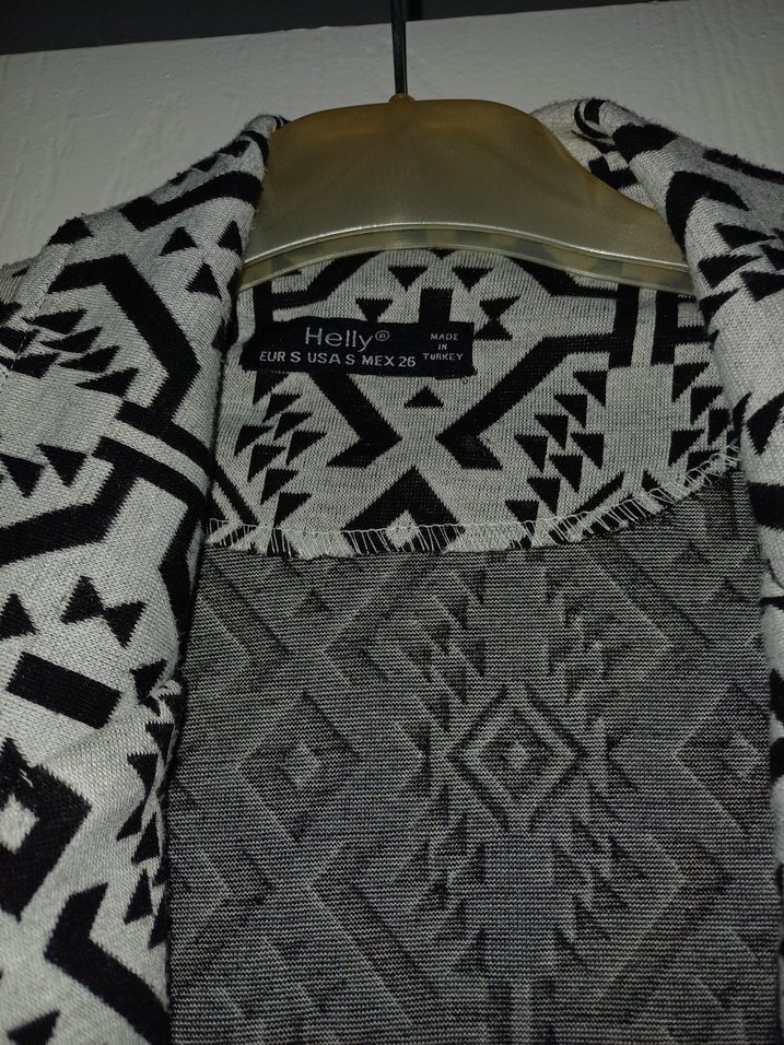 Bohem Desenli Uzun Kadın Hırka - Görsel 3