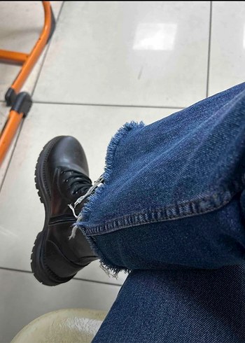 Siyah Deri bot - Görsel 2