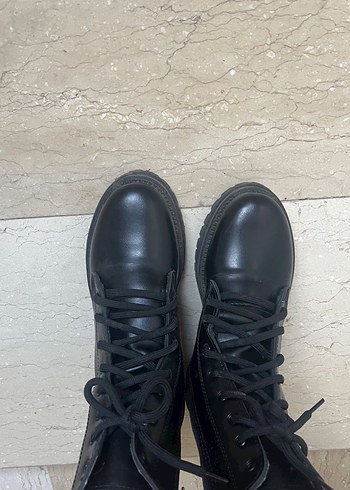 Siyah Deri bot - Görsel 3