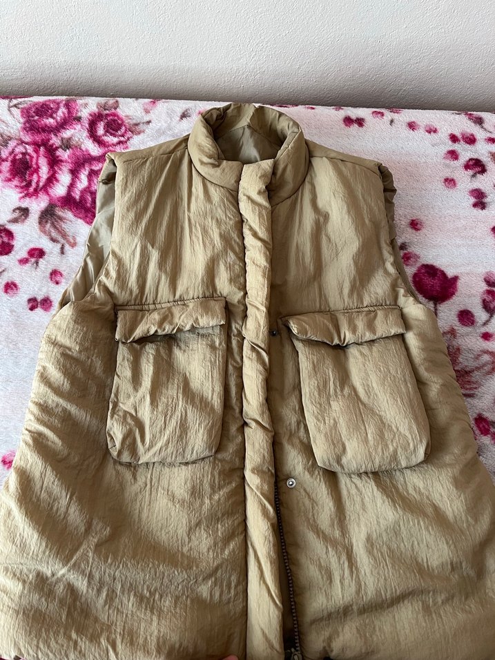 Bej Düğmeli LCW yelek - Görsel 2