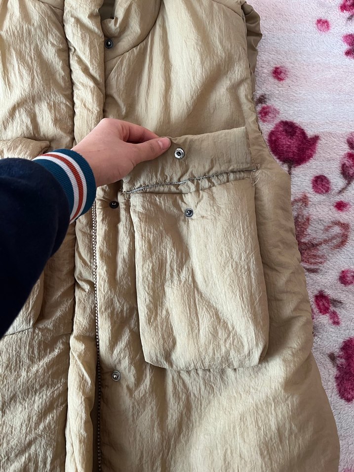 Bej Düğmeli LCW yelek - Görsel 3