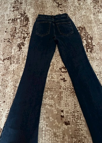 Larcivert flare jeans Trendyol milla ürünü - Görsel 2