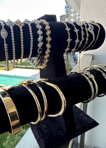 Bohem Tarzı Boncuklu Altın Bileklikler - Görsel 4