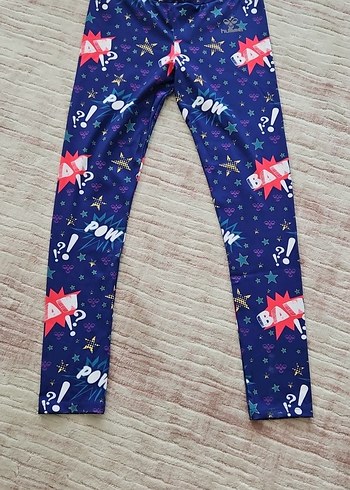 Renkli Pop Art Baskılı Spor Tayt
