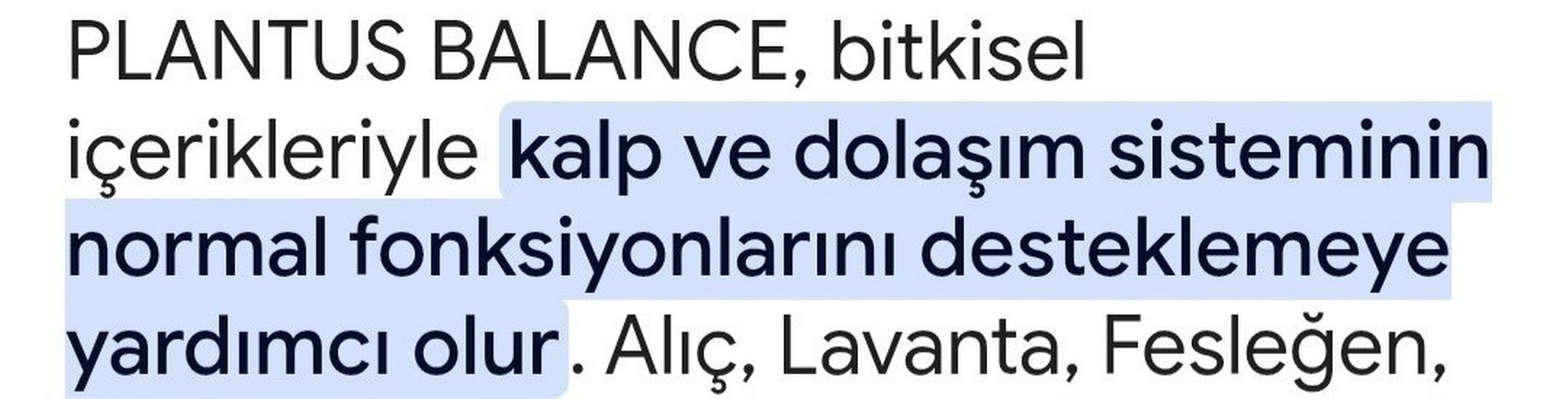 Plantus Balance 60 Tablet - Bitkisel Takviye - Görsel 2