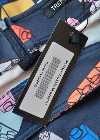 Etiketli lego Desenli Mini Etek - Görsel 2