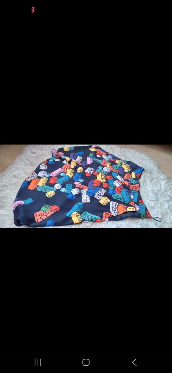 Etiketli lego Desenli Mini Etek - Görsel 3