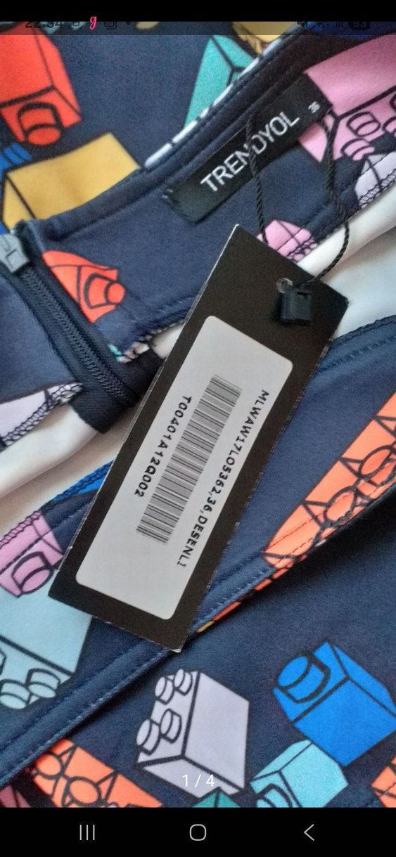 Etiketli lego Desenli Mini Etek - Görsel 2