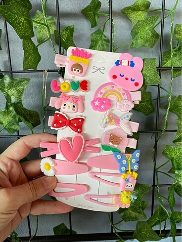 14?lü Pembe Bebek/Çocuk Toka