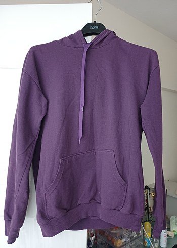 Trendyol & Milla Mor Kapüşonlu Kadın Sweatshirt