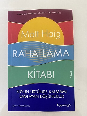 Matt Haig Rahatlama kitabı