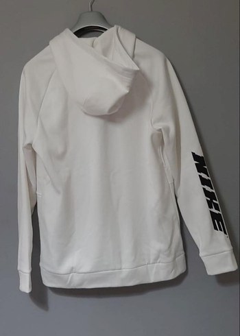 Nike Nike Beyaz Fermuarlı Erkek Sweatshirt