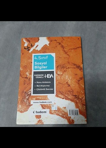 Tudem 4. Sınıf Sosyal Bilgiler Kazanım Odaklı Kitap