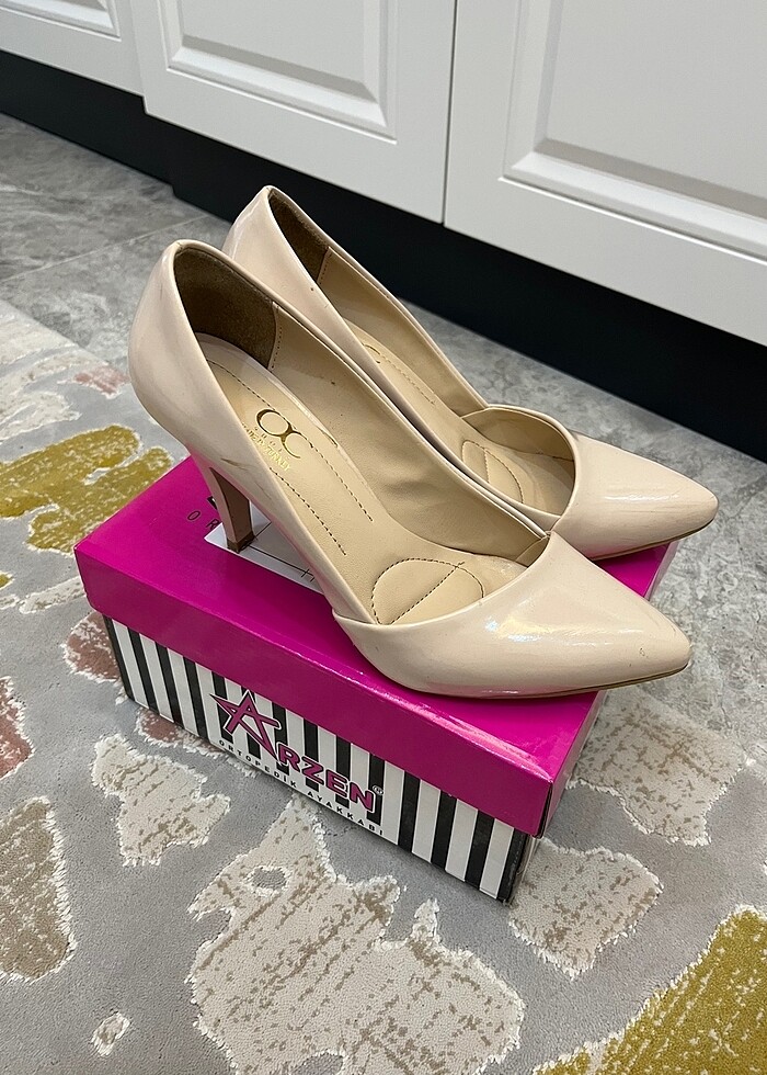 Krem stiletto - Görsel 2