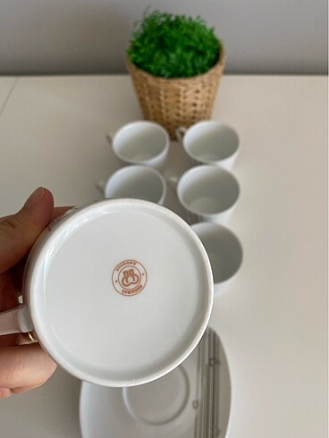 Beden beyaz Renk Nescafe fincan takımı