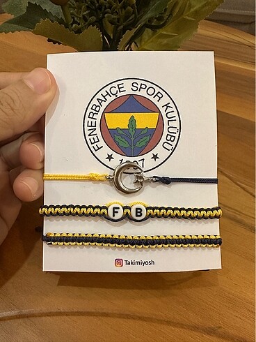 3 lü fb taraftar bilekliği