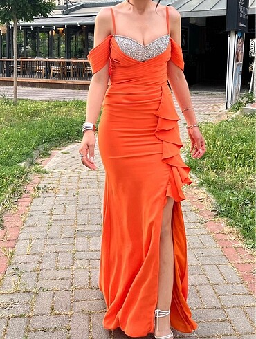 Taşlı Abiye elbise